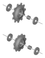 RUEDAS DE CAMBIO SHIMANO DEORE M600 GS 10V - Imagen 3