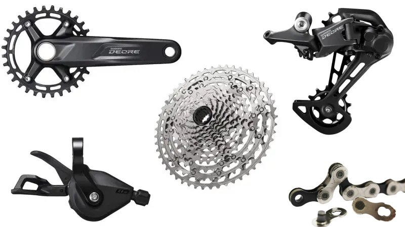 M5100 11-51 CON PALANCAS SHIMANO DEORE M5100 1X11 C/PALANCAS - Imagen 1