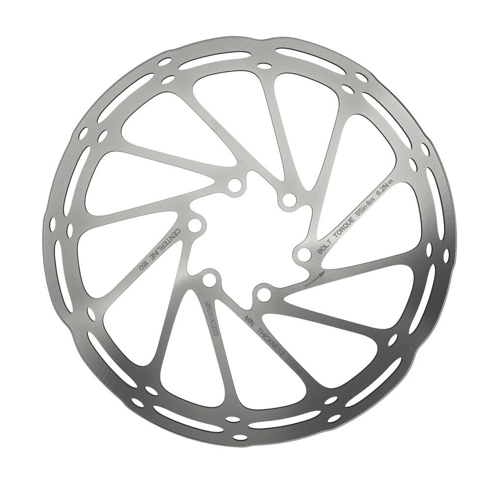 radiusedsilversidel SRAM CENTERLINE 160MM 6 Tornillos - Imagen 1