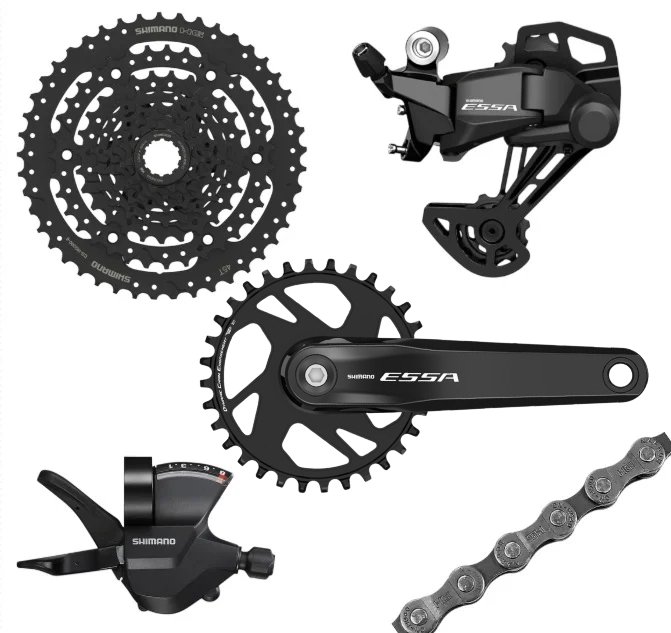 bdgd3 SHIMANO ESSA 1X8 11-45t C/Palancas - Imagen 1