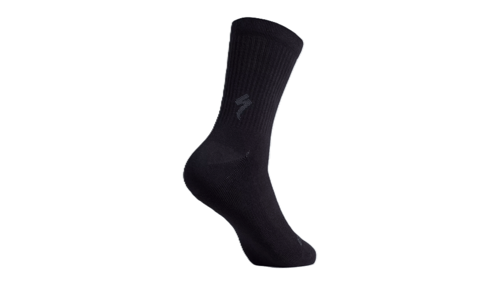 64722-310_APP_COTTON-TALL-SOCK-BLK-M_HERO1 SPECIALIZED COTTON CAÑA ALTA - Imagen 1